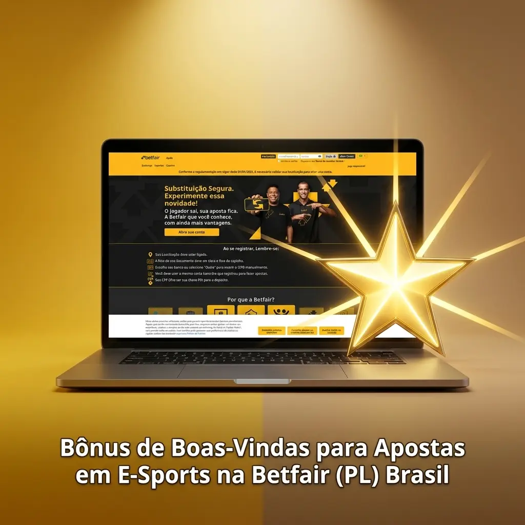 Betfair Brasil bônus de boas-vindas BRL 50 em apostas grátis para e-sports como CS2 e League of Legends