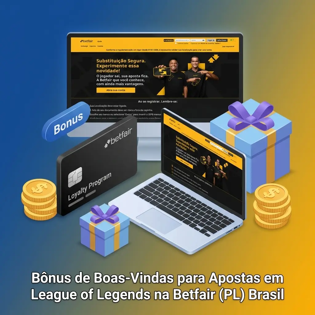 Betfair PL Brasil bônus de boas-vindas BRL 50 apostas grátis em League of Legends para novos usuários